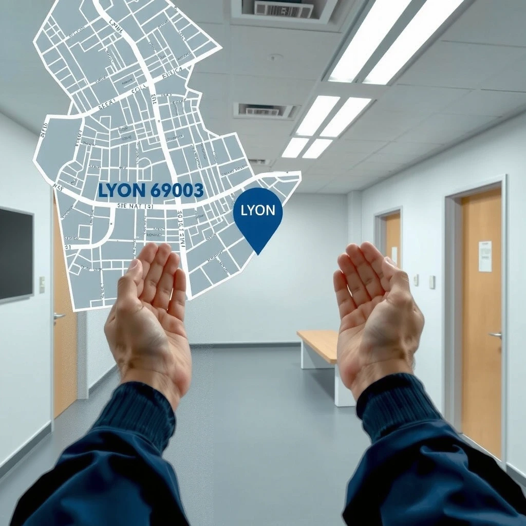 Carte d'accès vers 129 Rue Servient